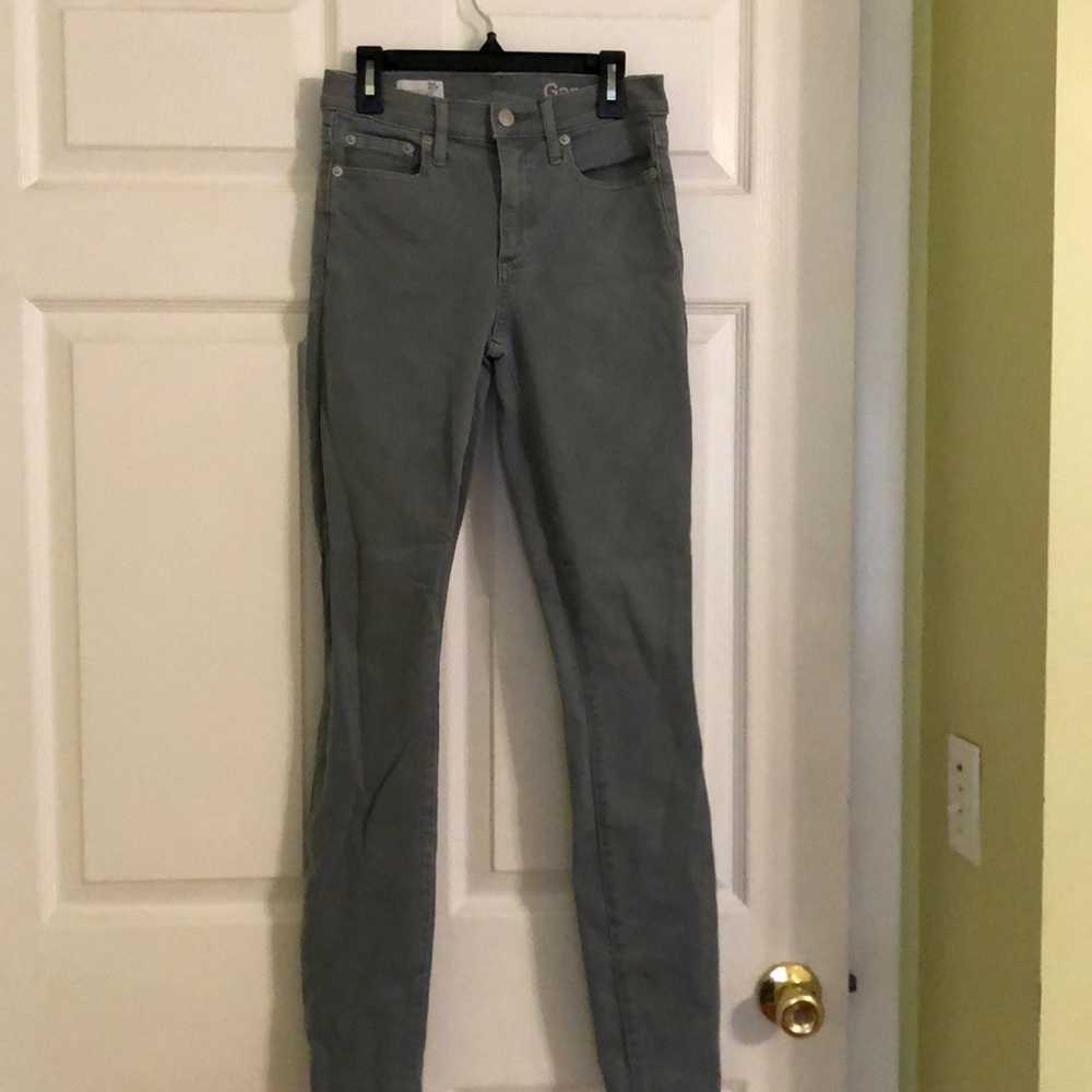 Gap True skinny teal/light blue jean